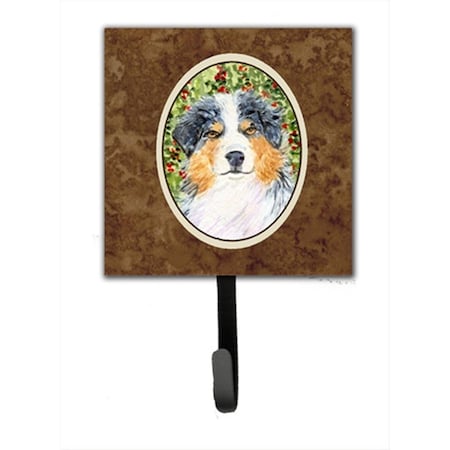 Jensendistributionservices 4.25 x 6 in. Australian Shepherd Leash Or Key Hook MI1712440